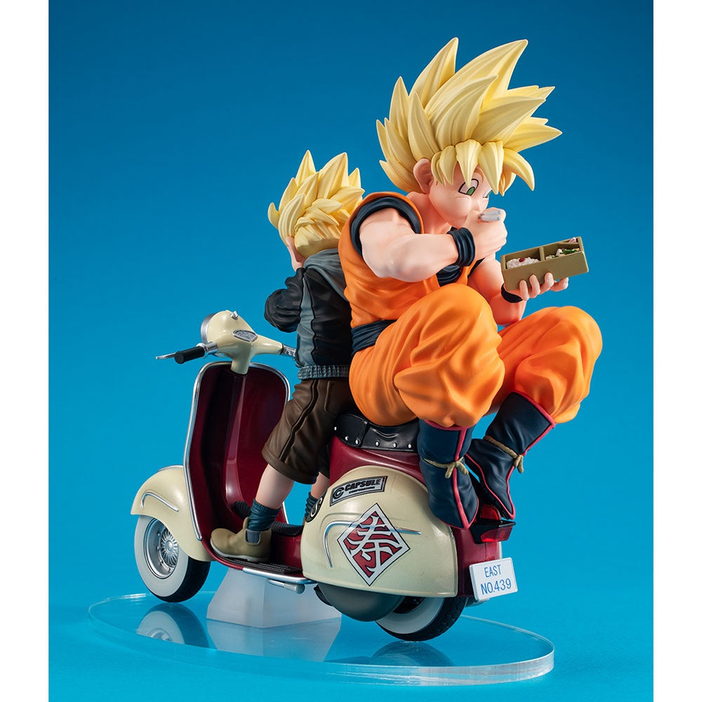 Desktop Real Mccoy Ex Dragon Ball Z Super Saiyan Son Goku  Super Saiyan Son Gohan  Mortorbike