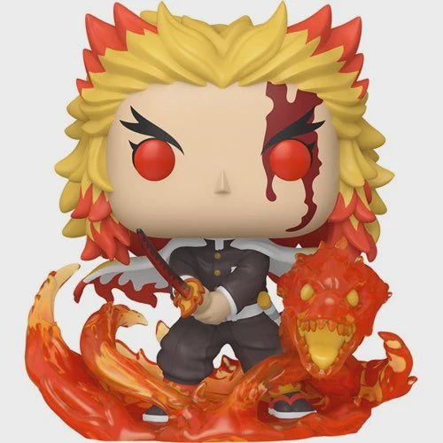 Demon Slayer Kyojuro Rengoku 9Th Form Premium Funko Pop Vinyl Figure 1856
