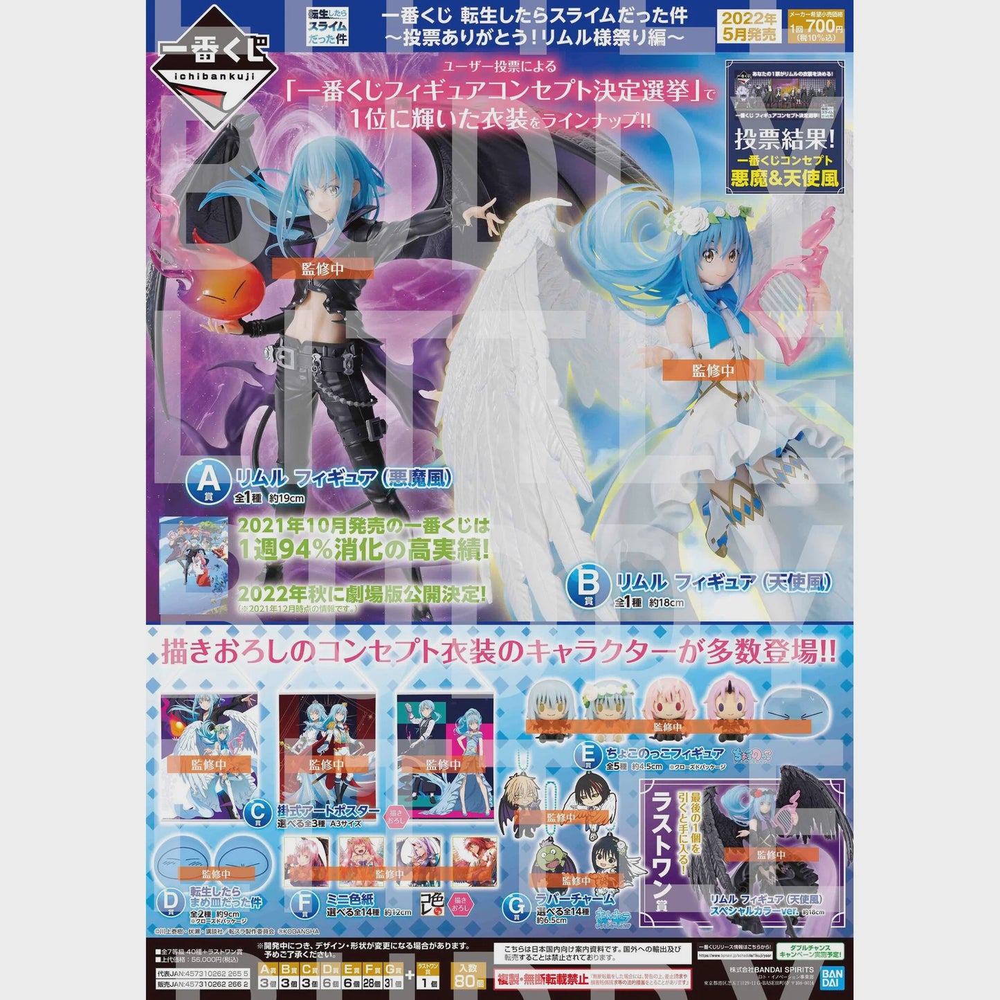 That Time I Got Reincarnated As A Slime Rimuru Festival Edition Ichiban Kuji