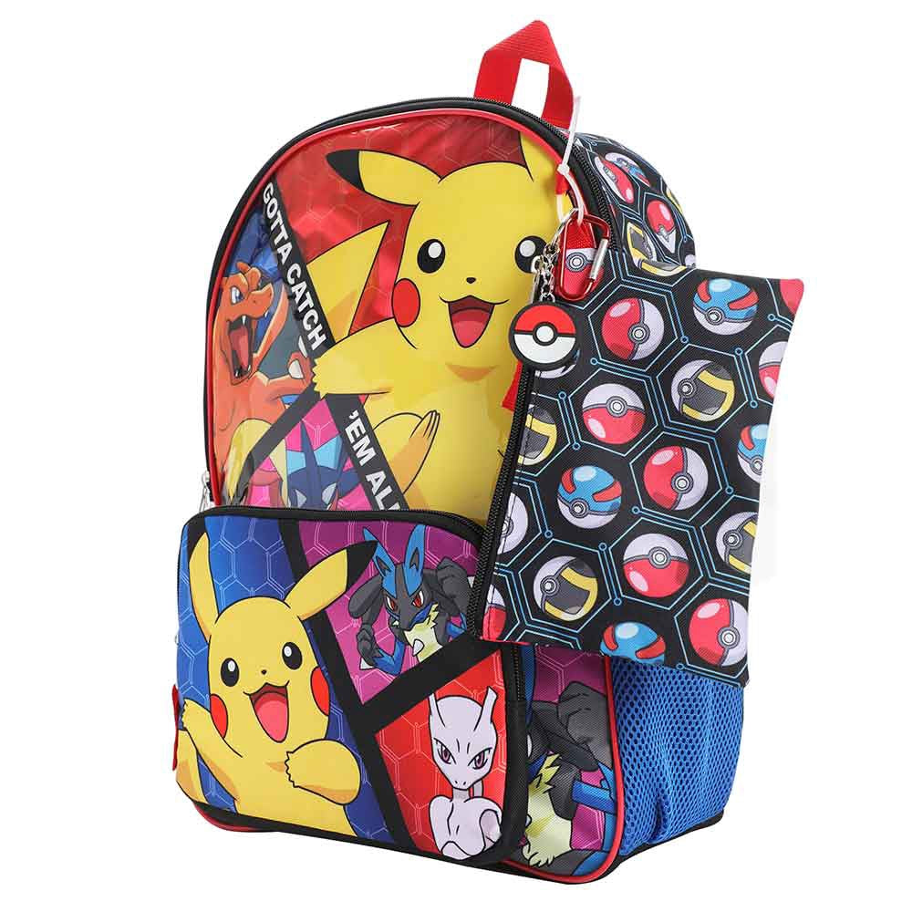 Pokemon Gotta Catch Em All 5Pc Backpack Set