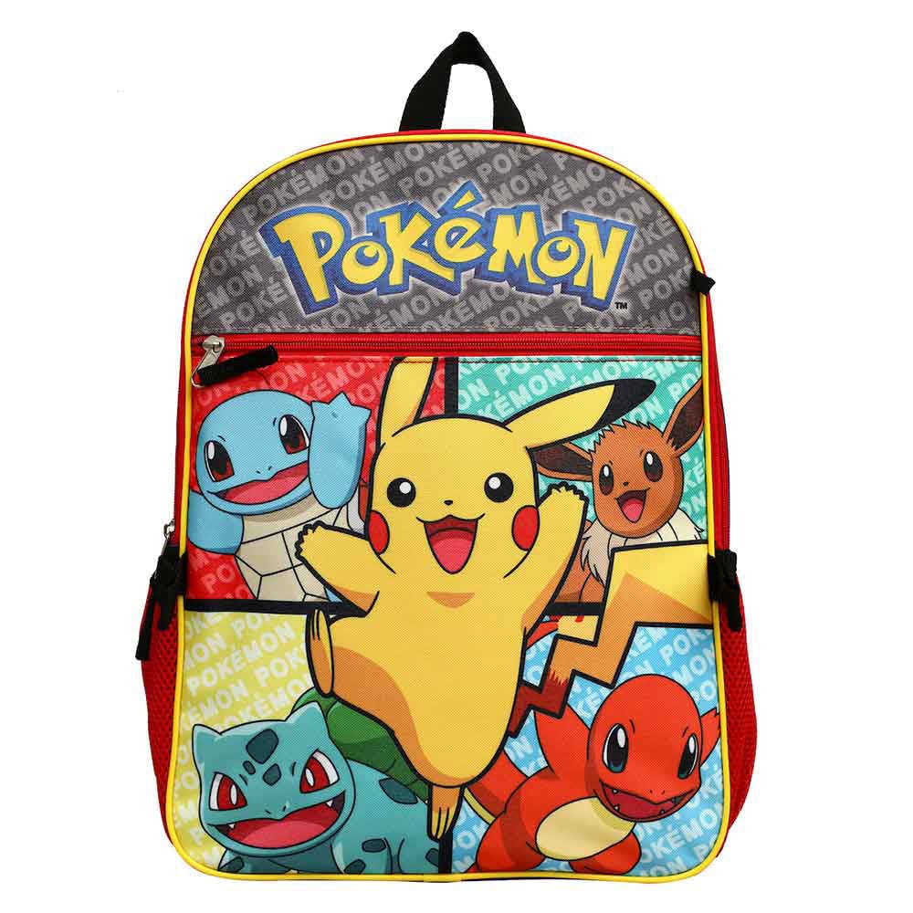 Pokemon 4 Pc Backpack Set