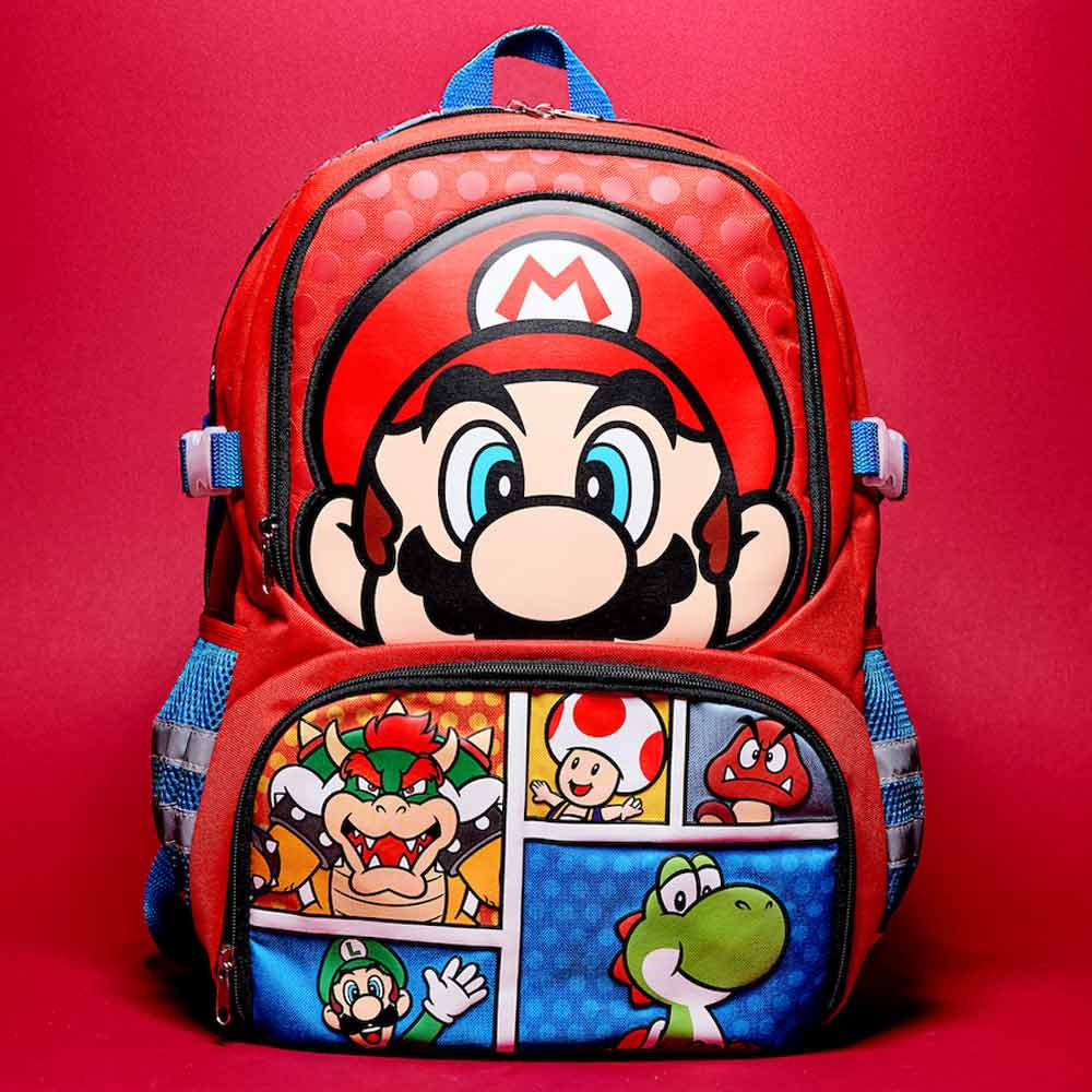 Super Mario Characters Aop Youth Sports Backpack