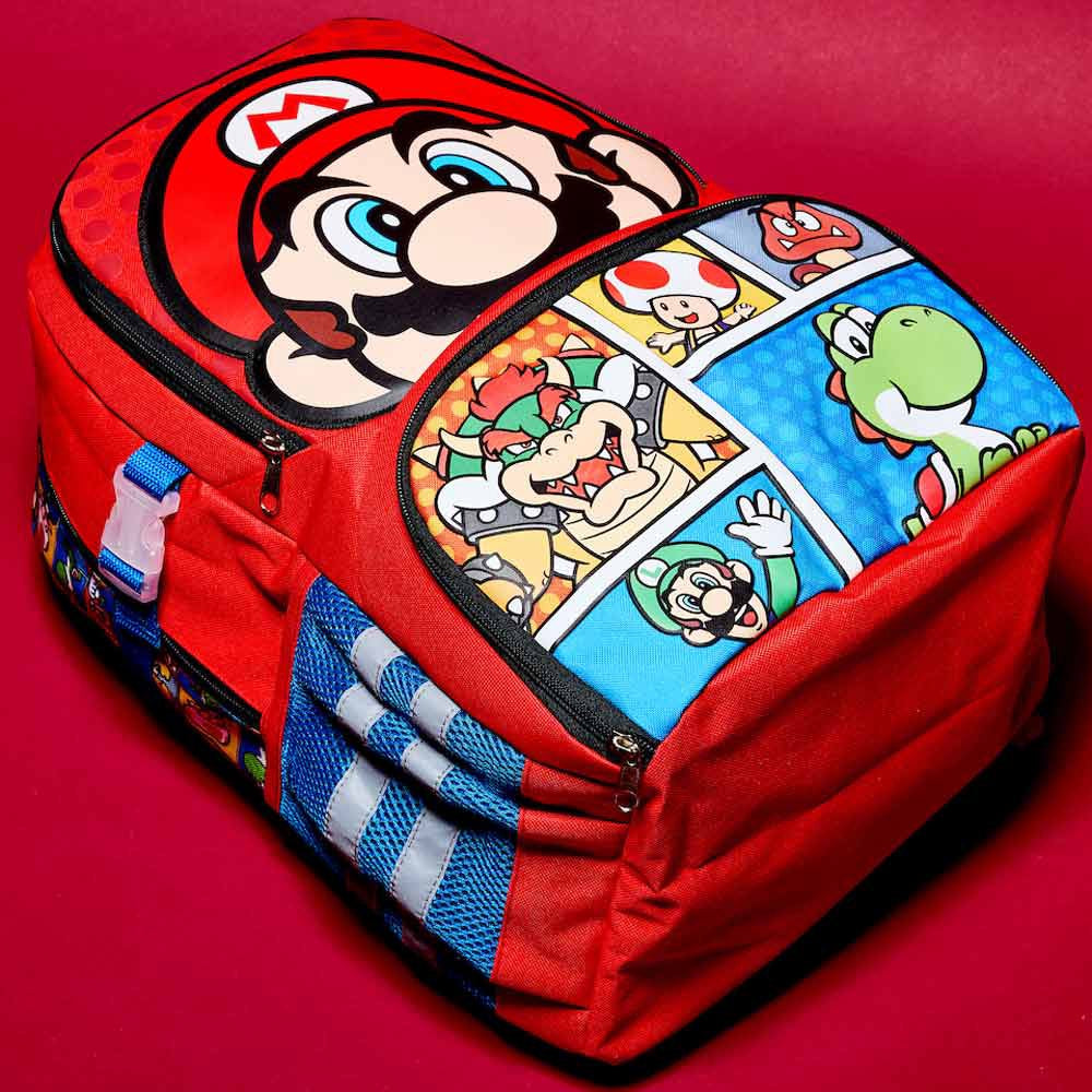Super Mario Characters Aop Youth Sports Backpack