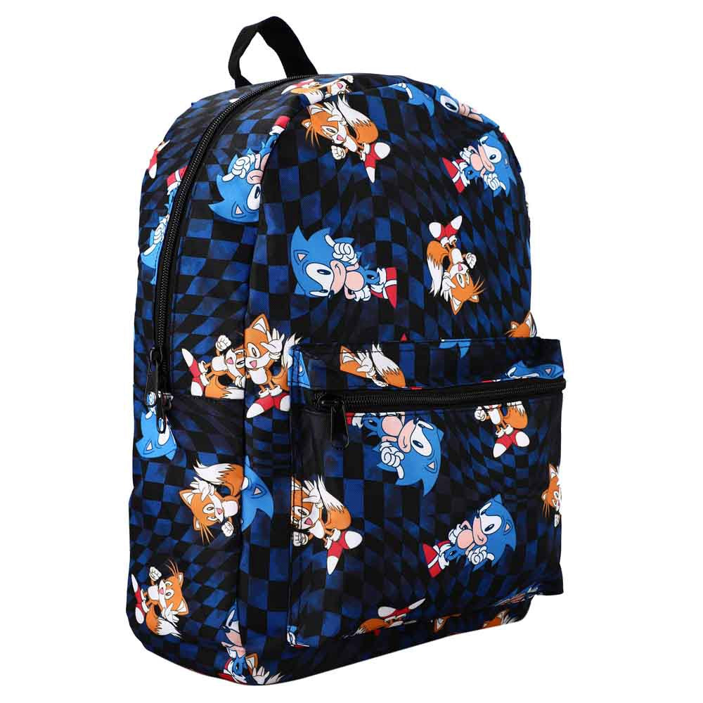 Sonic The Hedgehog Aop Sublimated Laptop Backpack