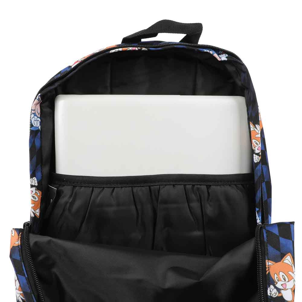 Sonic The Hedgehog Aop Sublimated Laptop Backpack
