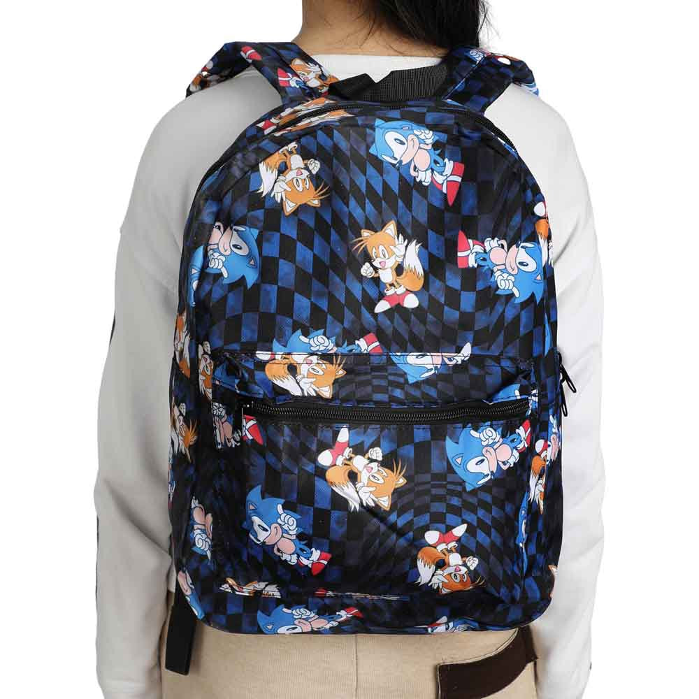 Sonic The Hedgehog Aop Sublimated Laptop Backpack