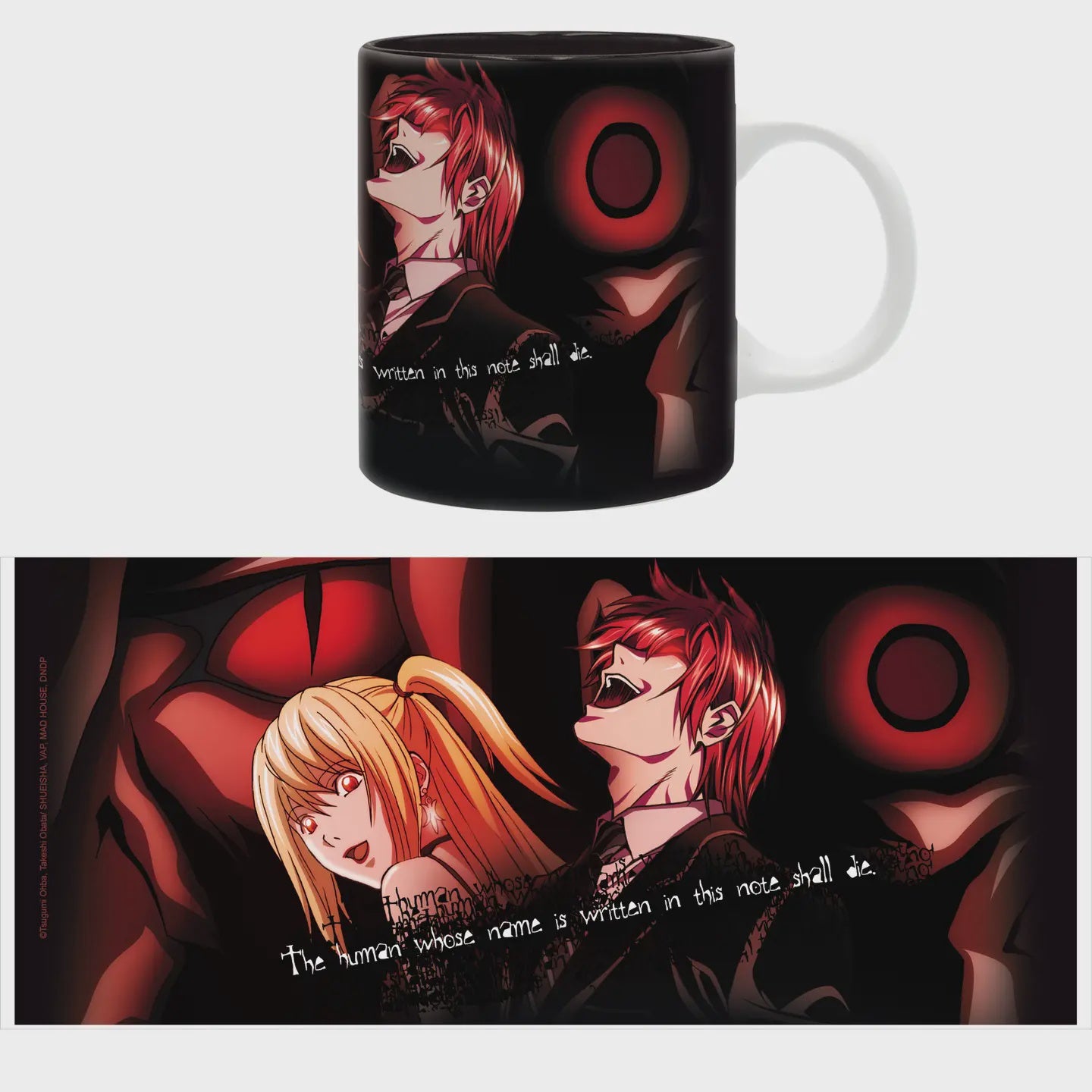 Death Note Mortal Couple Ceramic Coffee Tea Mug 11Fl Oz