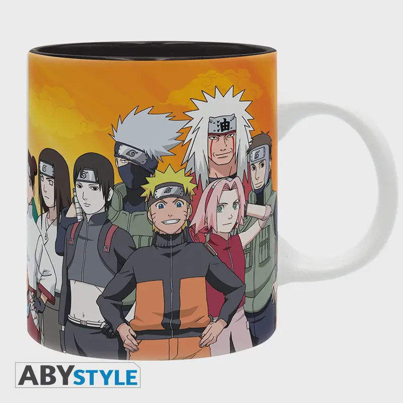Naruto Shippuden Konoha Ninjas Ceramic Coffee Tea Mug 11 Oz