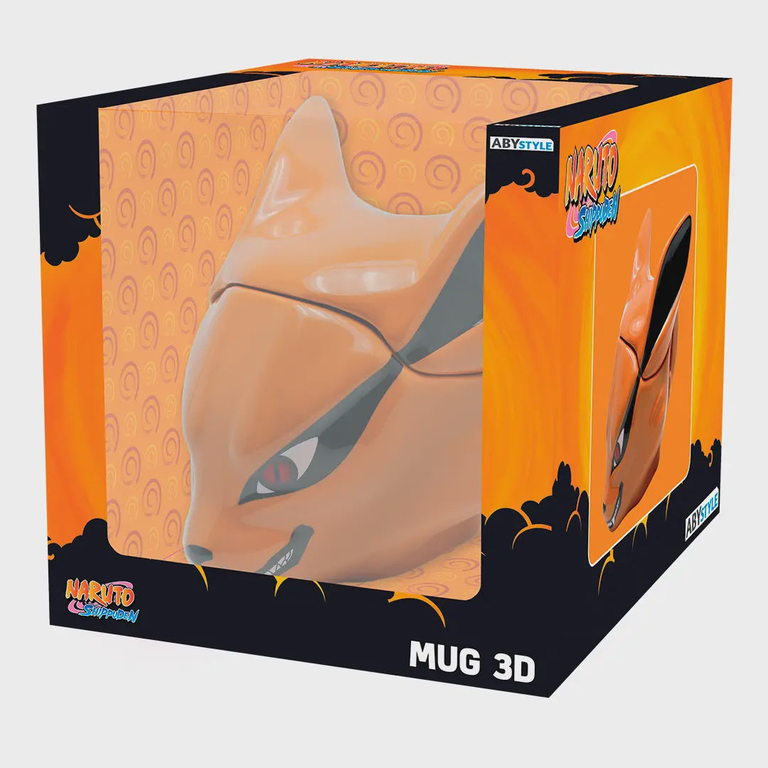 Naruto Shippuden Kurama Nine Tailed Fox 3D Ceramic Mug 13 Oz