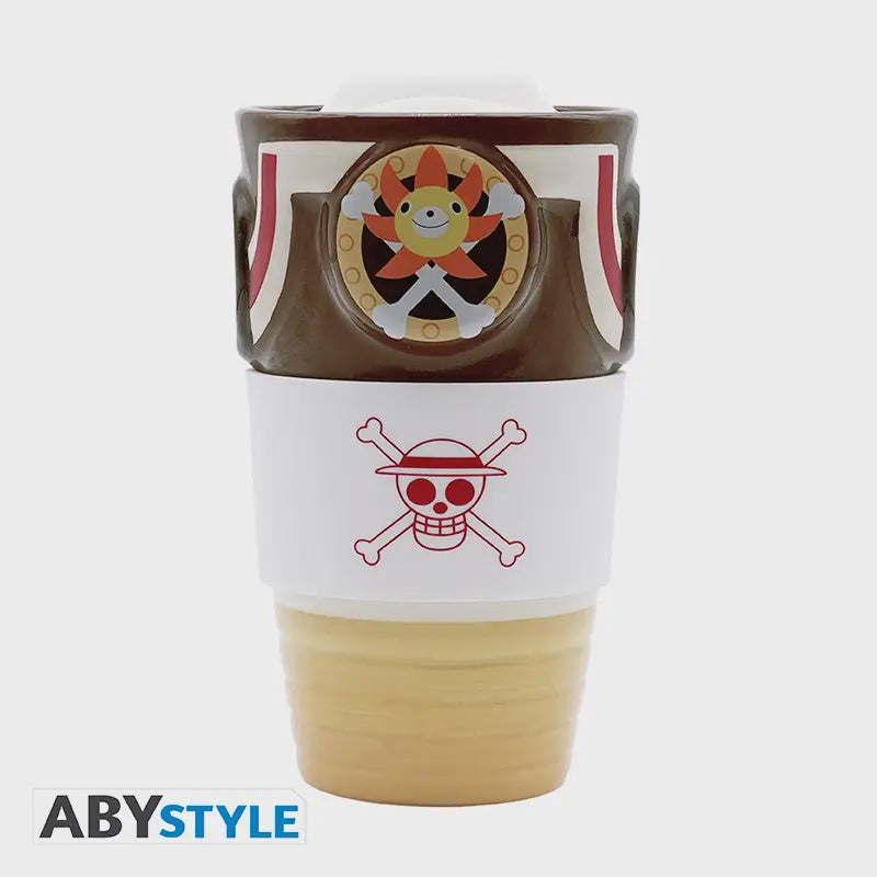 One Piece Thousand Sunny Ceramic Travel Mug 14 Oz