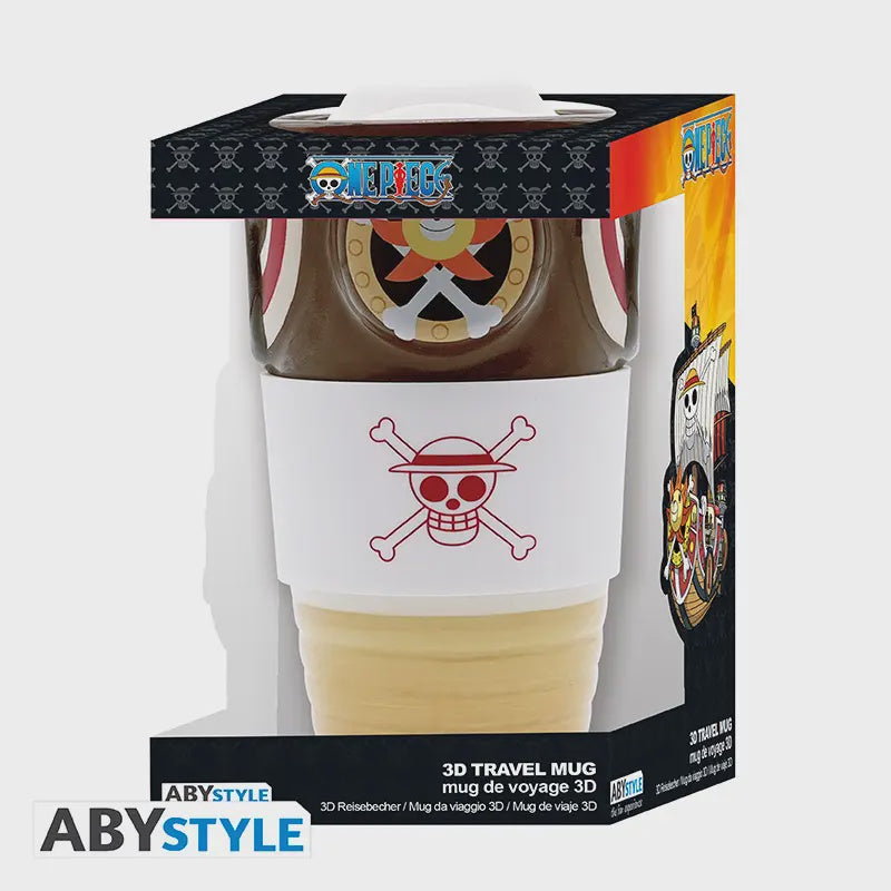 One Piece Thousand Sunny Ceramic Travel Mug 14 Oz