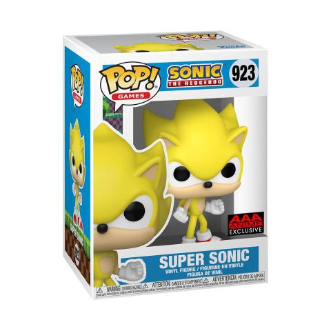 Sonic The Hedgehog Super Sonic Pop Figure Aaa Anime Exclusive