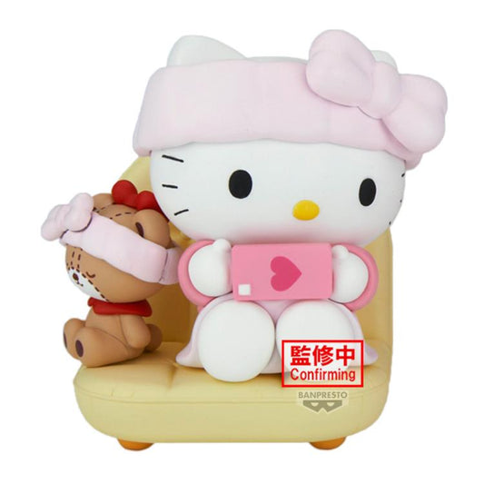 Sanrio characters Nakayoshi memories Relaxing Time at Home - Hello Kitty & My Melody - (A:Hello Kitty)