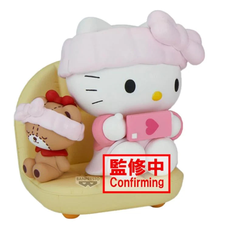 Sanrio characters Nakayoshi memories Relaxing Time at Home - Hello Kitty & My Melody - (A:Hello Kitty)