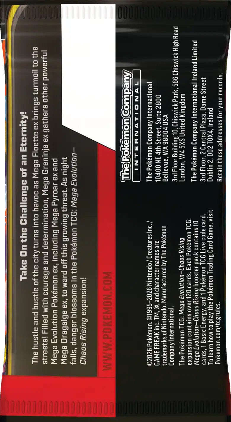 Pokémon - Sammelkartenspiel: Mega-Entwicklung - Aufsteigendes Chaos Booster Pack