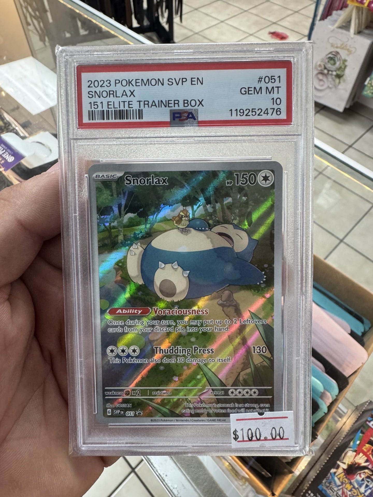 Snorlax 051 Psa 10