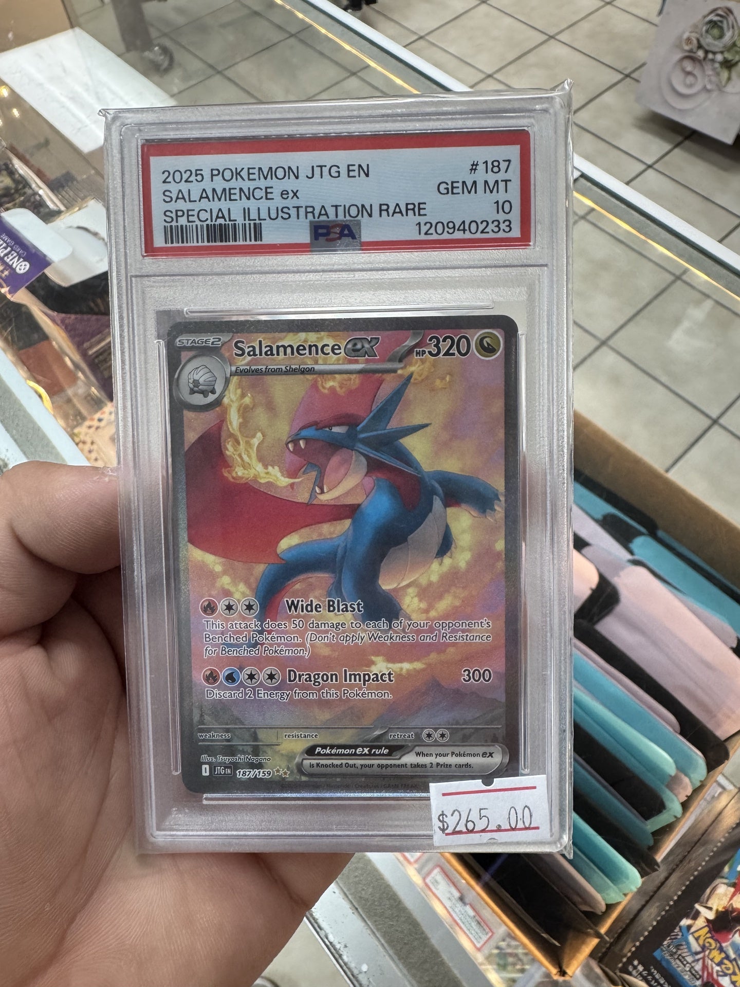 Salamence Ex 187 Psa 10
