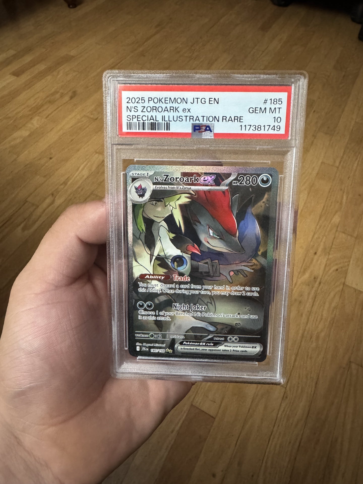 Ns Zoroark Ex 185 Psa 10