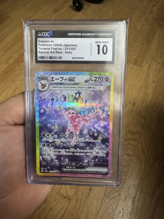 Espeon Jp 211187 Cgc 10