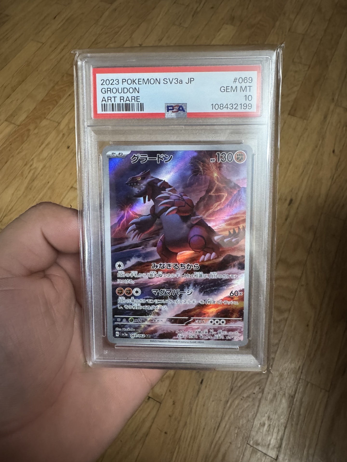 Groudon 069 Psa 10 Jp