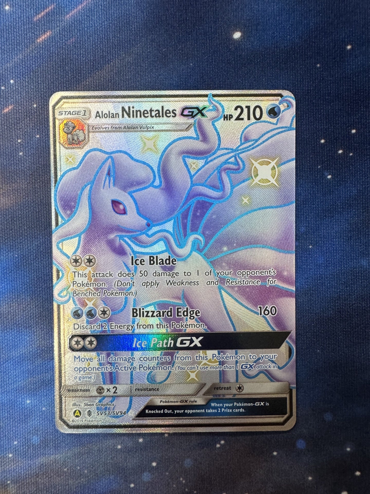 Alolan Ninetales Gx Sv53