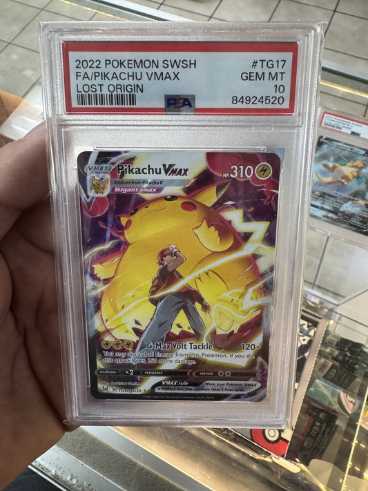 Pikachu Vmax Psa 10