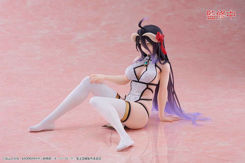 Overlord Desktop Cute Figure   Albedo Chinese Dress Ver