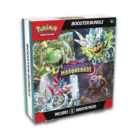 Pokemon Tcg   Scarlet  Violet Twilight Masquerade Booster Bundle 6 Packs