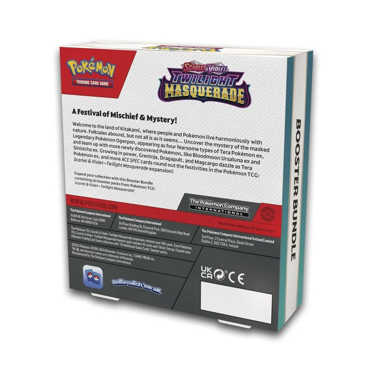 Pokemon Tcg   Scarlet  Violet Twilight Masquerade Booster Bundle 6 Packs