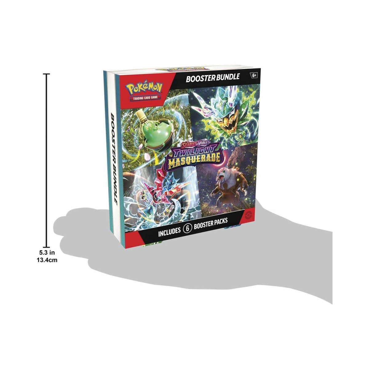 Pokemon Tcg   Scarlet  Violet Twilight Masquerade Booster Bundle 6 Packs