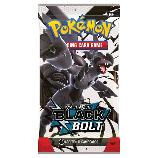 Pokemon Tcg Scarlet  Violet 105 Black Bolt 3 Pack Tech Blister