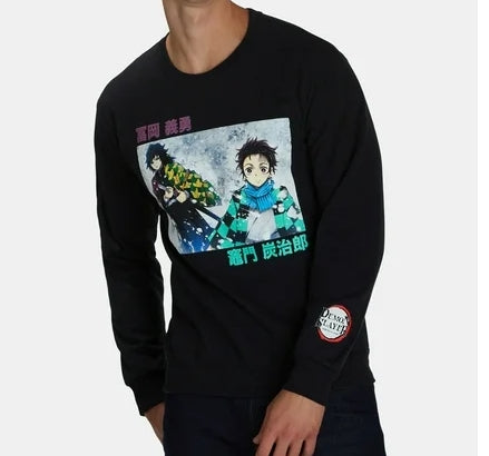 Demon Slayer Tanjiro & Giyu Crew Neck Sweatshirt