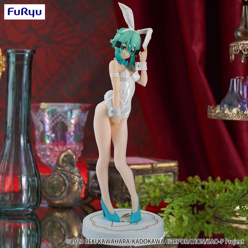 Sword Art Online Bicute Bunnies Figure  Sinon White Pearl Ver