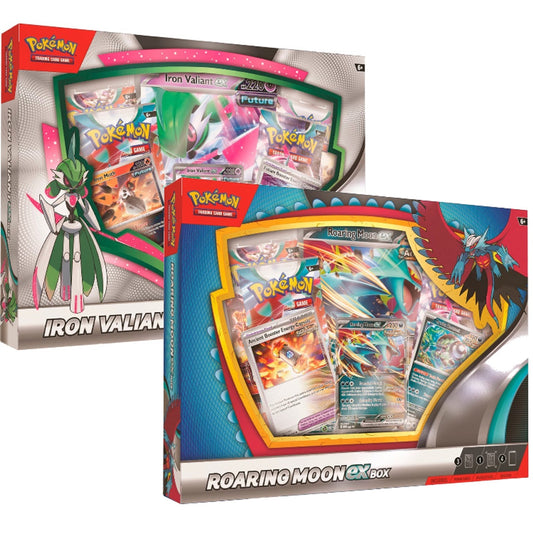 Pokemon Tcg   Iron Valiantroaring Moon Ex Box