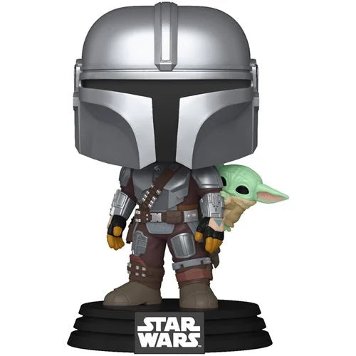 Star Wars: The Mandalorian und Grogu Mandalorian mit Grogu Funko Pop! Vinyl Figur #818