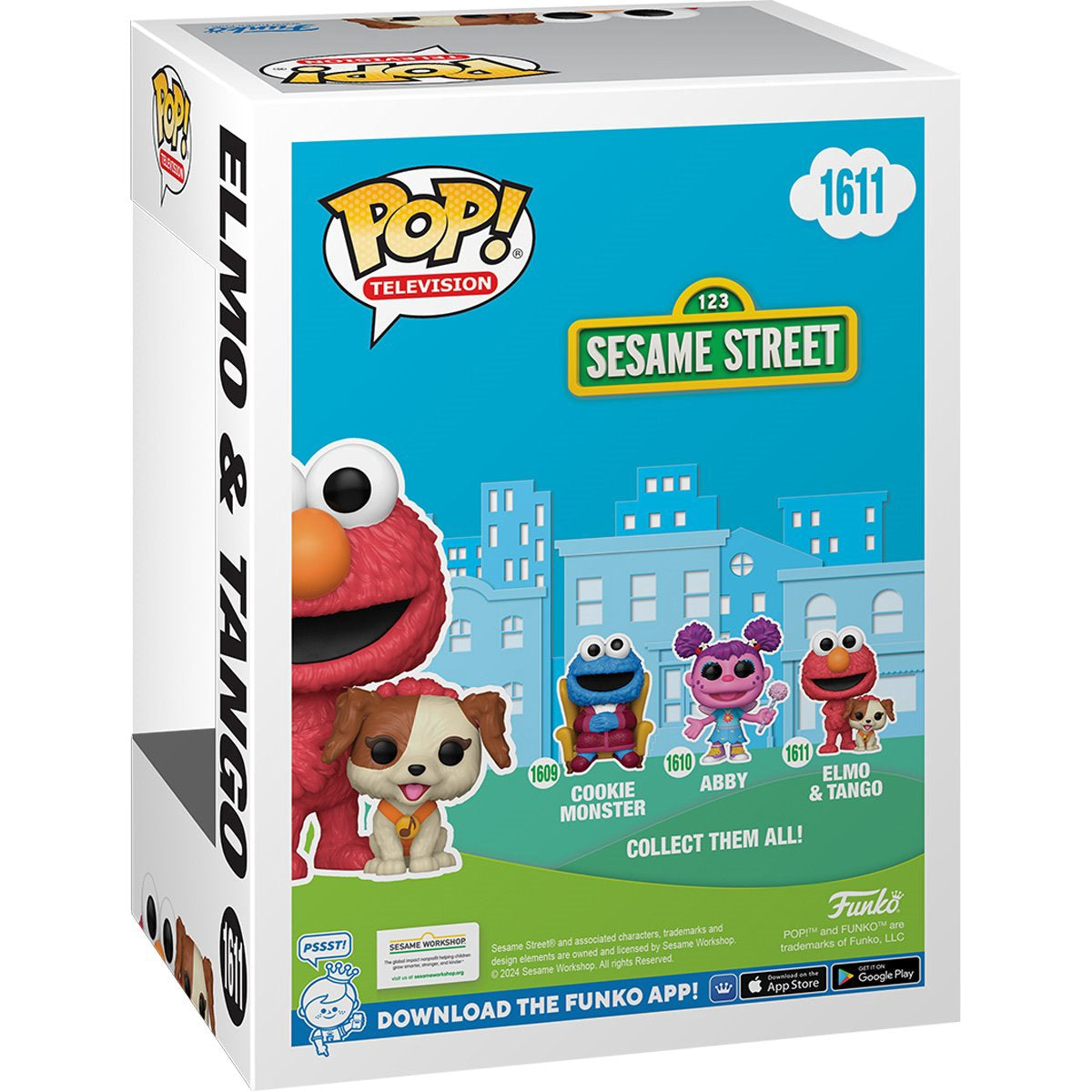 Sesame Street Elmo And Tango Funko Pop