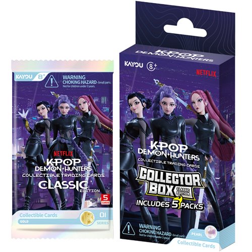 KPop Demon Hunters World Tour Classic Edition Collector Box 001 Collectible Trading Card 5-Pack