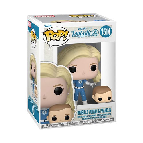 The Fantastic Four First Steps Invisible Woman  Franklin Funko Pop Vinyl Figure And Buddy 1514