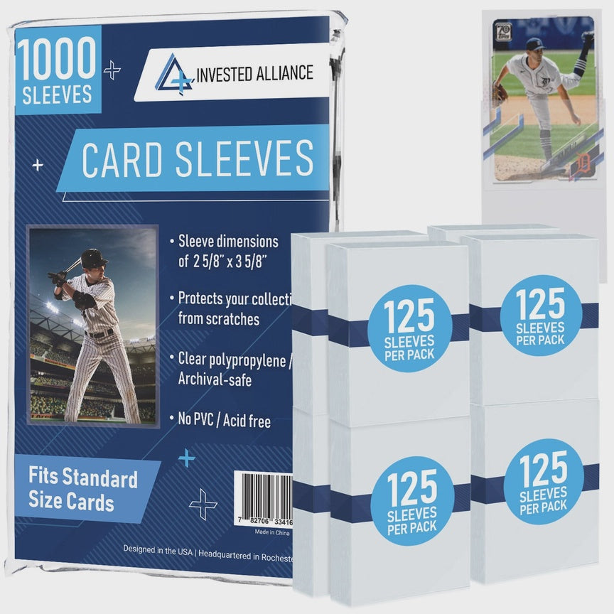 1000 Pack   Standard Size Penny Sleeves