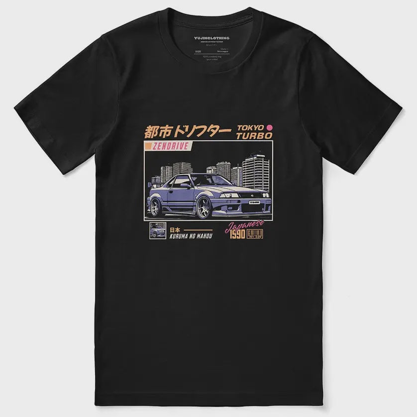 Tokyo Turbo Car T Shirt