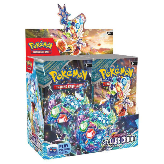 Pokemon Tcg Scarlet  Violet 7 Stellar Crown Booster Display