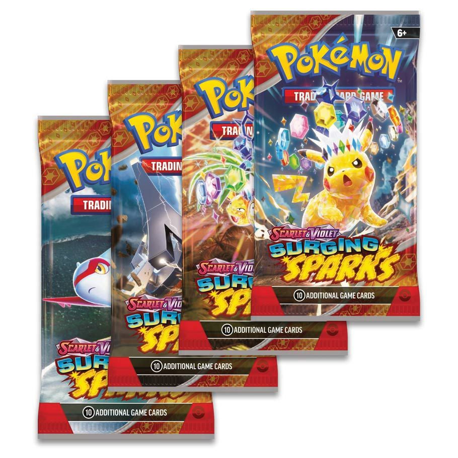 Pokemon Tcg Scarlet  Violet 8 Surging Sparks Booster Pack