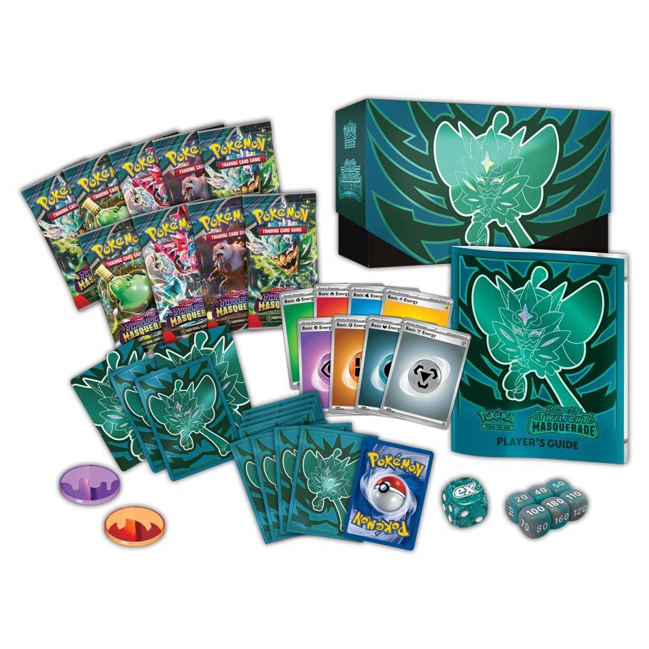 Pokemon Tcg Scarlet  Violet 6 Twilight Masquerade Elite Trainer Box