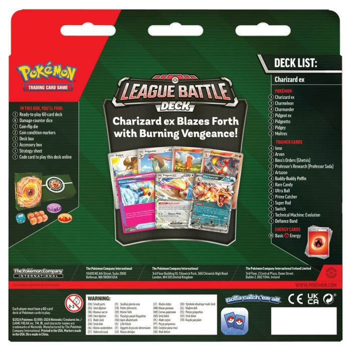 Pokemon Tcg Charizard Ex League Battle Deck