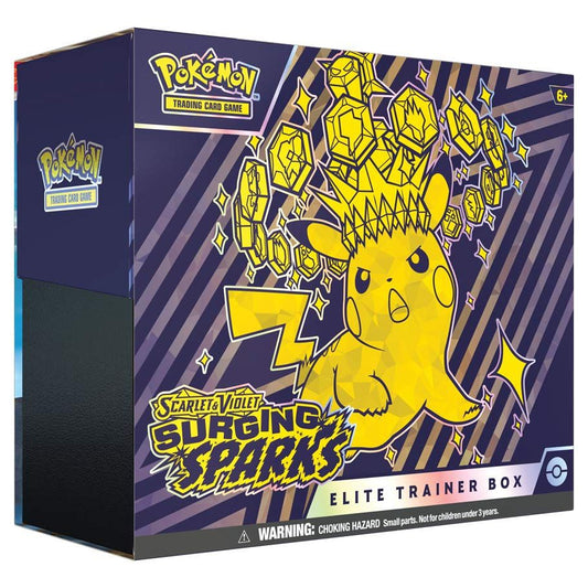 Pokemon Tcg Scarlet  Violet 8 Surging Sparks Elite Trainer Box