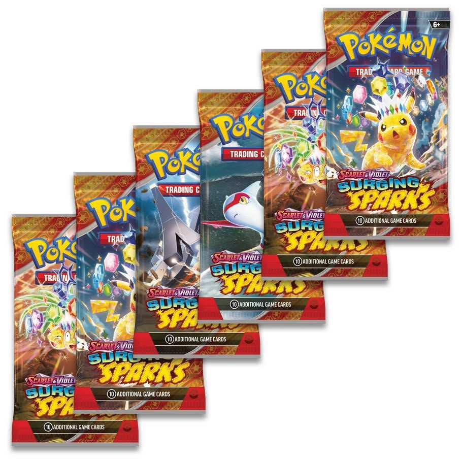 Pokemon Tcg Scarlet  Violet 8 Surging Sparks Booster Bundle