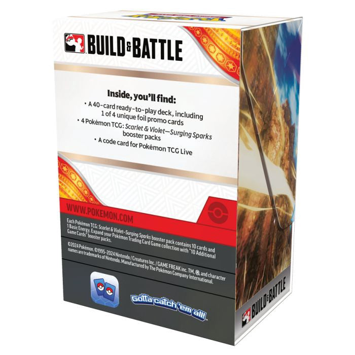 Pokemon Tcg Scarlet  Violet 8 Surging Sparks Build  Battle Box