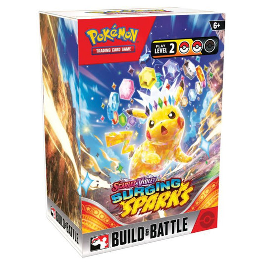 Pokemon Tcg Scarlet  Violet 8 Surging Sparks Build  Battle Box
