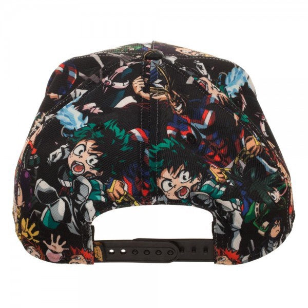 My Hero Academia Character Aop Flat Bill Snapback