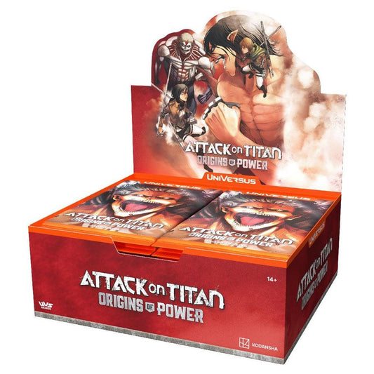 Universus Attack On Titan Origins Of Power Booster Pack